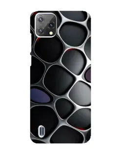 Чохол для Blackview A55 з картинкою «Об'ємна темна решітка»