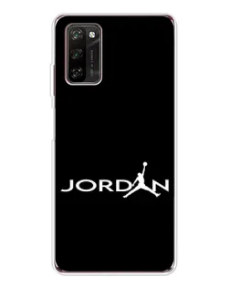 Чехол для Blackview A70 Pro с картинкой «Jordan White Logo»