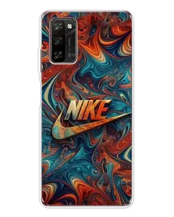 Чехол для Blackview A70 Pro с картинкой «Nike в абстракции»
