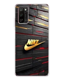 Чехол для Blackview A70 Pro с картинкой «Золотой Nike на металле»