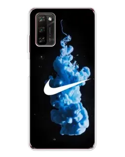 Чехол для Blackview A70 Pro с картинкой «Nike и синий дым»
