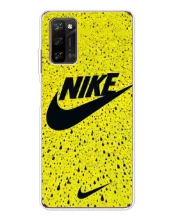 Чехол для Blackview A70 Pro с картинкой «Желтый текстурный Nike»