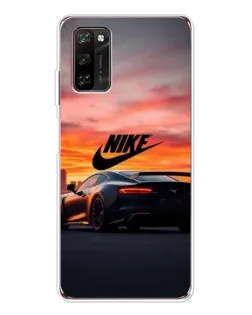 Чехол для Blackview A70 Pro с картинкой «Nike и суперкар»