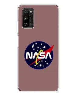 Чехол для Blackview A70 Pro с картинкой «NASA — ретро космос»