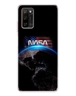 Чехол для Blackview A70 Pro с картинкой «Земля из космоса NASA»
