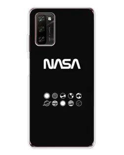 Чехол для Blackview A70 Pro с картинкой «NASA — технический принт»