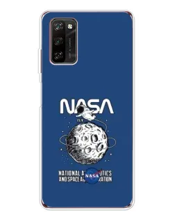 Чехол для Blackview A70 Pro с картинкой «NASA — лунная миссия»