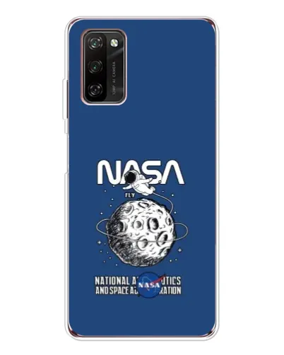 Чехол для Blackview A70 Pro с картинкой «NASA — лунная миссия»