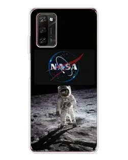 Чехол для Blackview A70 Pro с картинкой «Астронавт на Луне»