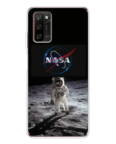 Чехол для Blackview A70 Pro с картинкой «Астронавт на Луне»