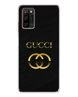 Чохол для Blackview A70 Pro з картинкою «Золотий логотип Gucci»
