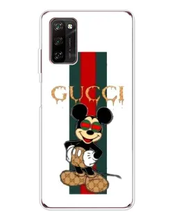 Чохол для Blackview A70 Pro з картинкою «Міккі Маус Gucci — смуги»