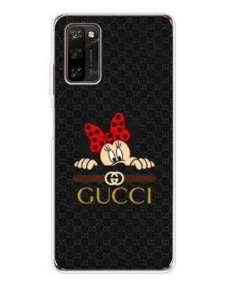 Чохол для Blackview A70 Pro з картинкою «Мінні Маус Gucci — чорний»