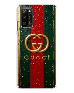 Чохол для Blackview A70 Pro з картинкою «Gucci — фірмова смуга та золото»