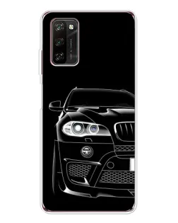 Чехол для Blackview A70 Pro с картинкой «Темный силуэт BMW»