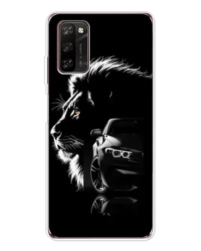 Чехол для Blackview A70 Pro с картинкой «BMW и лев»