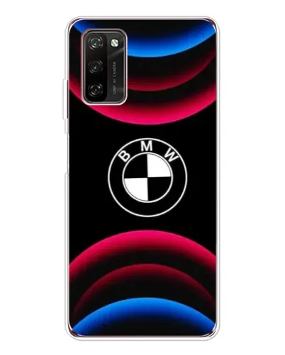 Чехол для Blackview A70 Pro с картинкой «Логотип BMW и неоновые дуги»