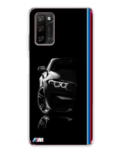 Чехол для Blackview A70 Pro с картинкой «Силуэт BMW в темноте»