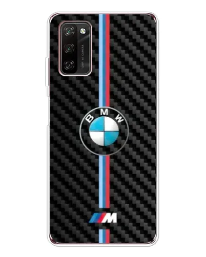 Чехол для Blackview A70 Pro с картинкой «Эмблема BMW и карбон»