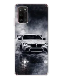 Чехол для Blackview A70 Pro с картинкой «BMW сквозь туман»