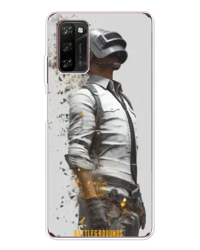 Чехол для Blackview A70 Pro с картинкой «PUBG — боец в пыли»