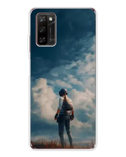 Чехол для Blackview A70 Pro с картинкой «Герой PUBG на скале»