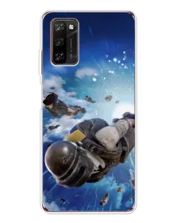 Чехол для Blackview A70 Pro с картинкой «Десант PUBG — прыжок»