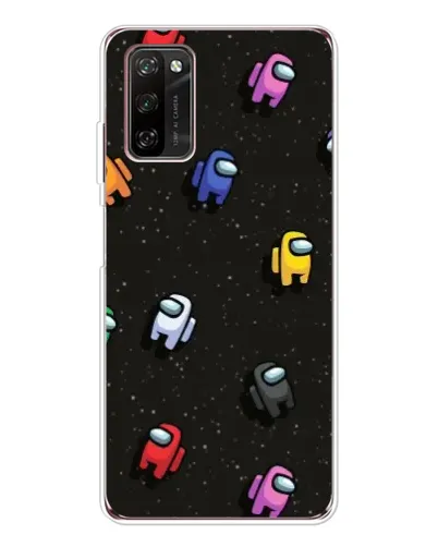 Чехол для Blackview A70 Pro с картинкой «Космический паттерн Among Us»