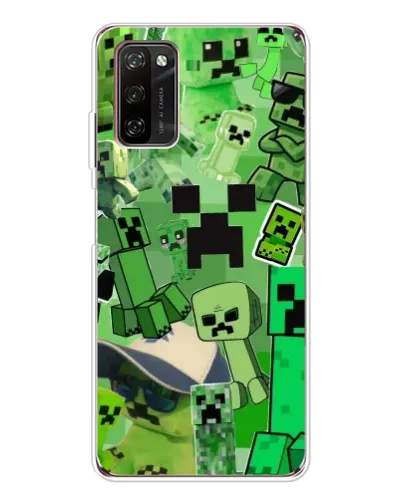 Чехол для Blackview A70 Pro с картинкой «Криперы Minecraft»