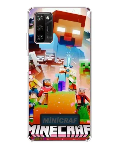 Чехол для Blackview A70 Pro с картинкой «Minecraft герои игры»
