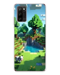 Чехол для Blackview A70 Pro с картинкой «Minecraft летний день»