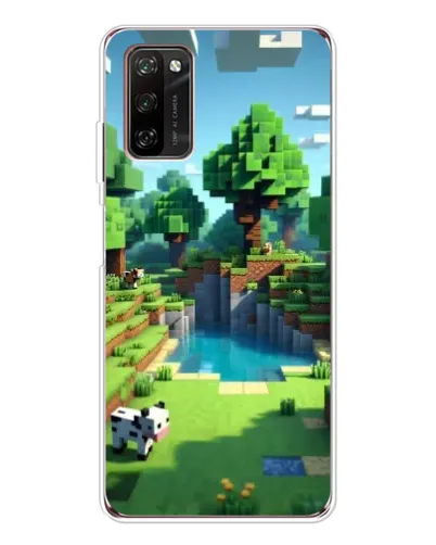 Чехол для Blackview A70 Pro с картинкой «Minecraft летний день»