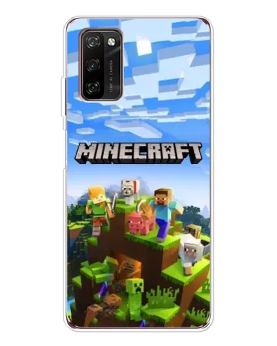 Чехол для Blackview A70 Pro с картинкой «Minecraft классический мир»