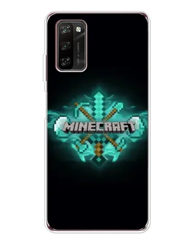 Чехол для Blackview A70 Pro с картинкой «Minecraft Diamond лого»