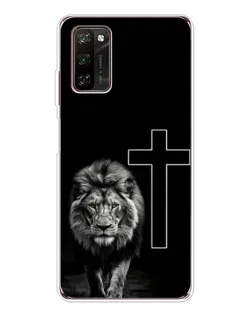 Чехол для Blackview A70 Pro с картинкой «Лев и Крест»