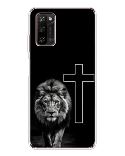 Чехол для Blackview A70 Pro с картинкой «Лев и Крест»
