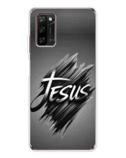 Чехол для Blackview A70 Pro с картинкой «Надпись Jesus Graffiti»