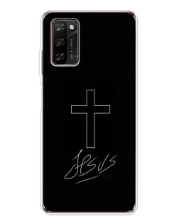 Чохол для Blackview A70 Pro з картинкою «Графічний хрест Jesus»