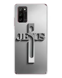 Чохол для Blackview A70 Pro з картинкою «Металевий хрест Jesus»