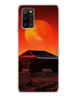Чехол для Blackview A70 Pro с картинкой «Cybertruck на Марсе»