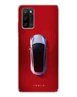 Чехол для Blackview A70 Pro с картинкой «Tesla Top View»