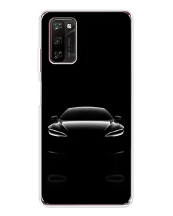 Чехол для Blackview A70 Pro с картинкой «Силуэт Tesla Night»