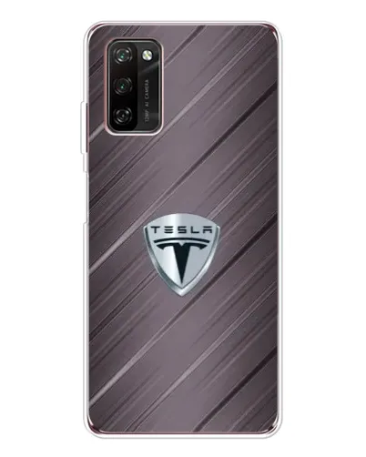 Чехол для Blackview A70 Pro с картинкой «Металлическая текстура Tesla»