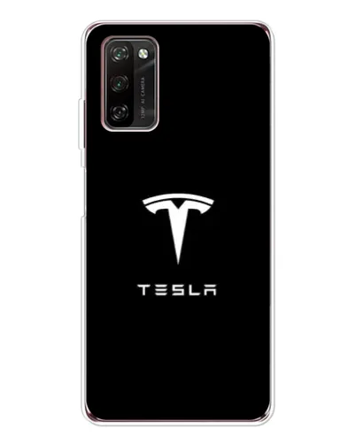 Чехол для Blackview A70 Pro с картинкой «Tesla White Logo»