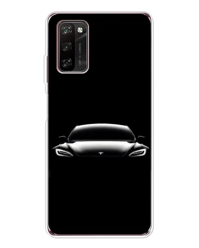 Чехол для Blackview A70 Pro с картинкой «Фары Tesla Night»