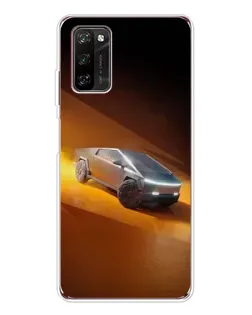 Чехол для Blackview A70 Pro с картинкой «Cybertruck в пустыне»