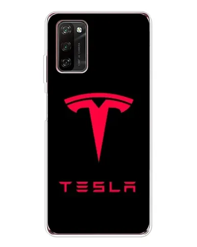 Чехол для Blackview A70 Pro с картинкой «Tesla Red Logo»