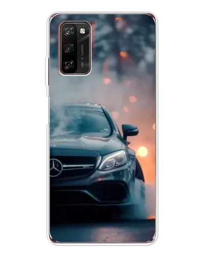 Чехол для Blackview A70 Pro с картинкой «Mercedes — ночной город»