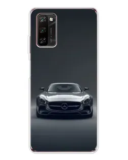 Чехол для Blackview A70 Pro с картинкой «Mercedes на черном»