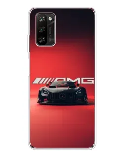 Чехол для Blackview A70 Pro с картинкой «Mercedes AMG — красная линия»